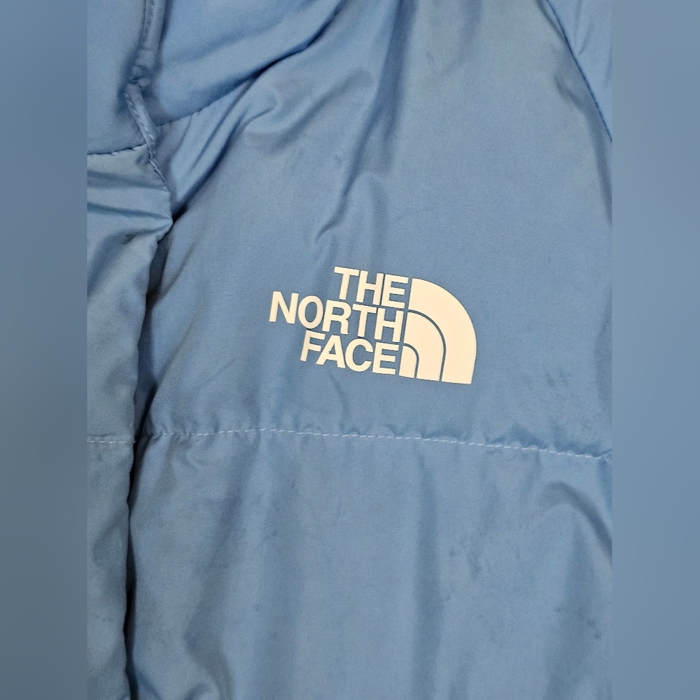 North Face Girl's Down Jacket XXL Dark Cornflower Blue - Picture 5 of 12